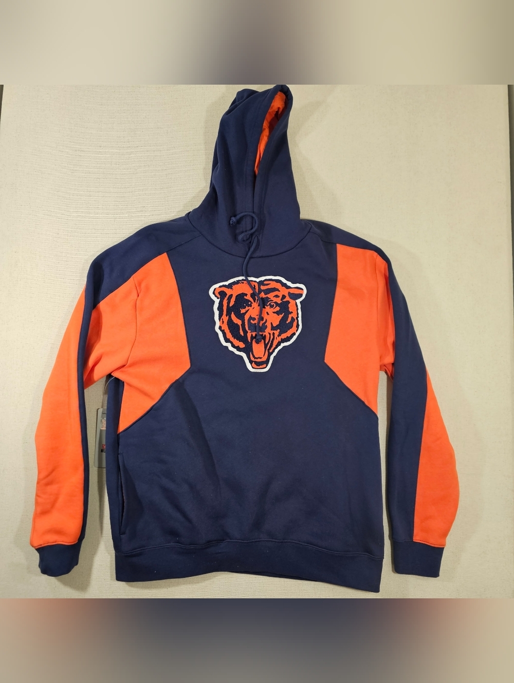 Chicago Bears Navy & Orange Pullover Hoodie